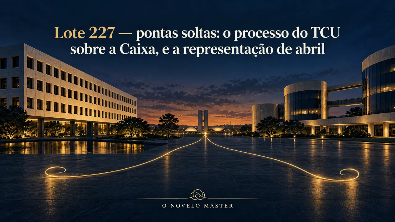 Arte de divulgação gerada por inteligência artificial: Lote 224 — a PKL One rompe com o Master: da averbação negada à extinção do Credcesta
